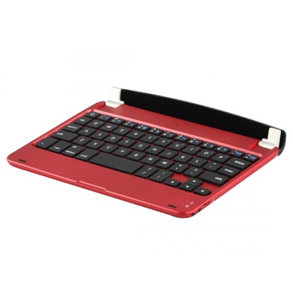 Ultra-slim 7.7 mm Bluetooth3.0 Keyboard for iPad Mini, Android Tablet PCs (Red)