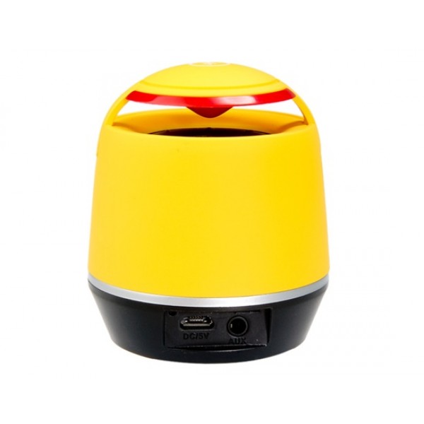 MUSIC S05 Mini Wireless Bluetooth Speaker with TF Card Reader for iPhone, iPad, PC (Yellow)