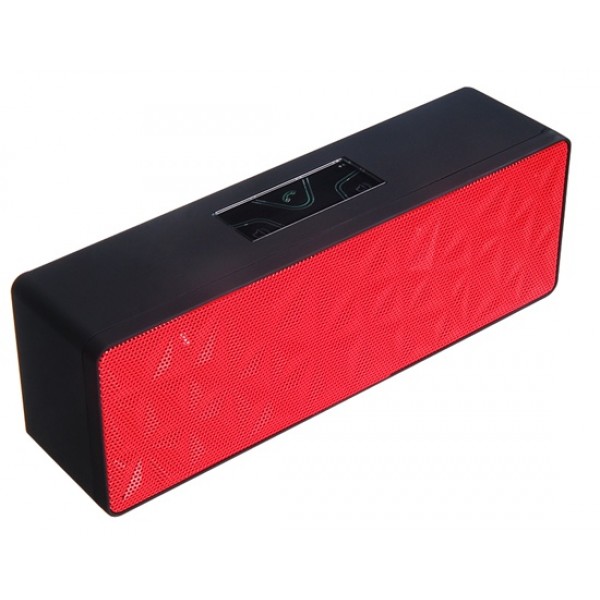 My Vision Mini Bluetooth 3.0 Stereo Speaker with TF Reader & Audio Input (Red)