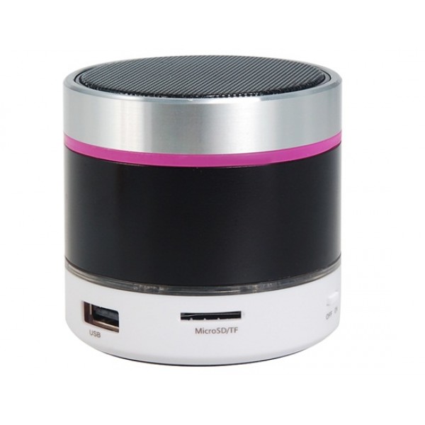 S09U Super Bass Hands-free Wireless Bluetooth Speaker with TF Card Reader, USB Port, LED Colorful Light (Black)